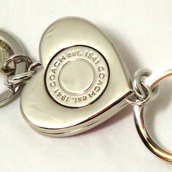 NWT Coach Card Case with Pink Valet Keychain Boxed - Picture 5 of 5